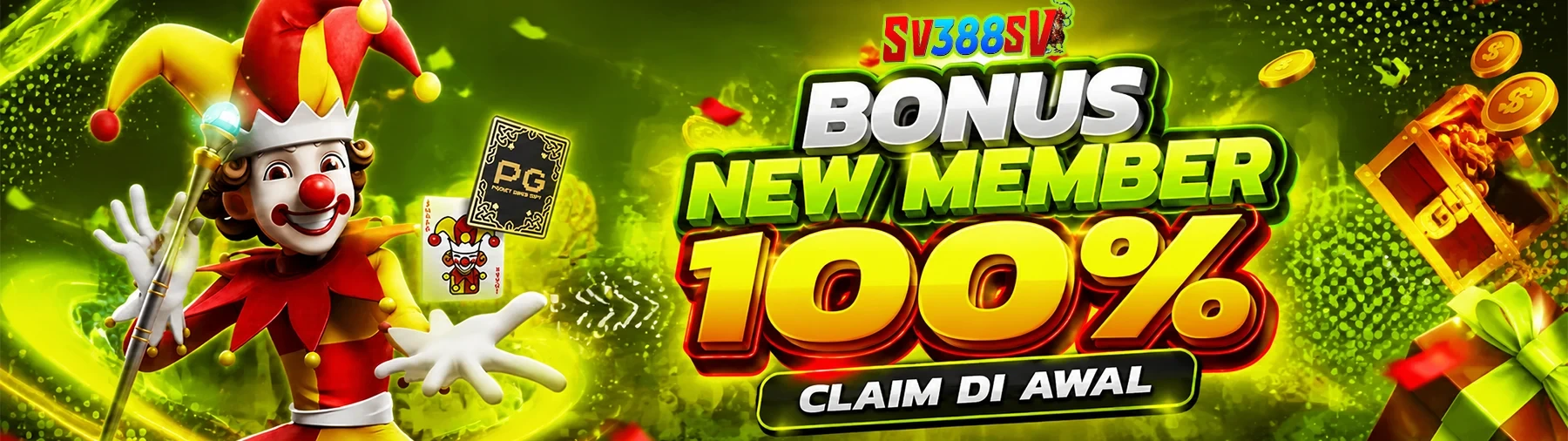  BONUS NEW MEMBER 100%  SLOT